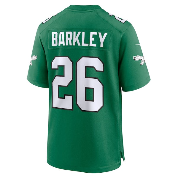Saquon Barkley Philadelphia Eagles Nike Super Bowl LIX 2nd Alternate Game Jersey - Kelly Green - Image 3