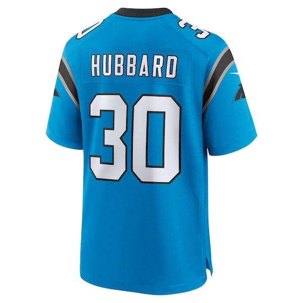 Chuba Hubbard Carolina Panthers Nike Alternate Game Jersey - Blue/Black - Image 4