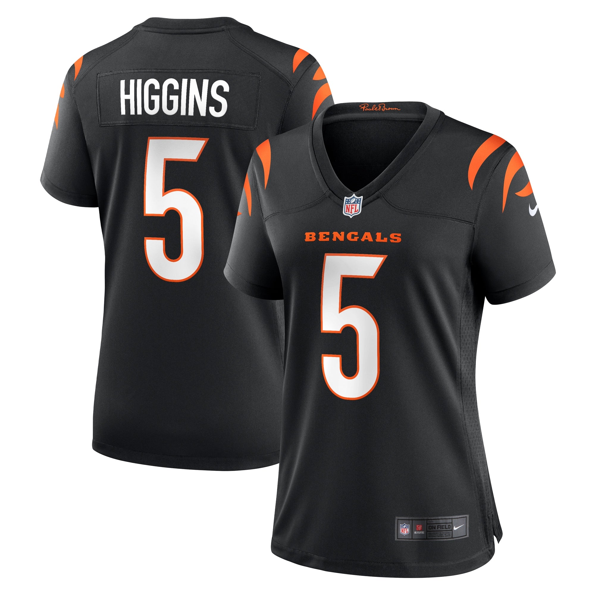 Tee Higgins Cincinnati Bengals Nike Women's Alternate Game Player Jersey - Orange/Black - Image 6