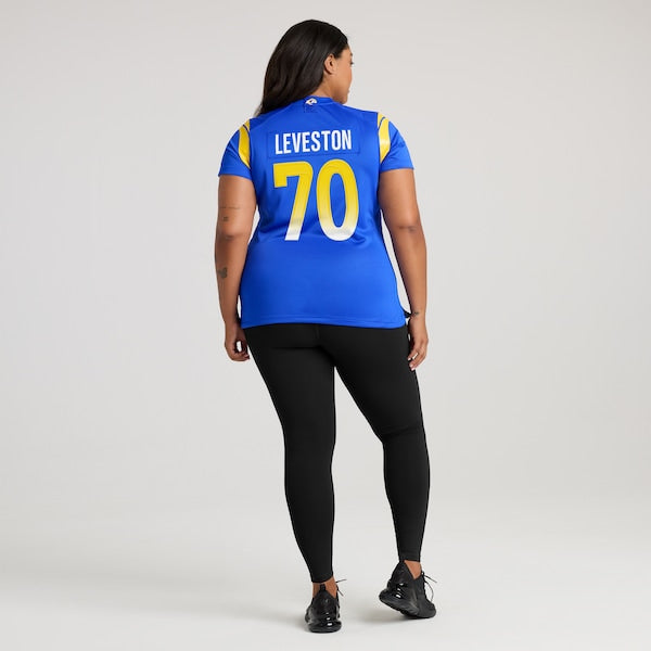 KT Leveston Los Angeles Rams Nike Women's Team Game Jersey - Royal - Image 7