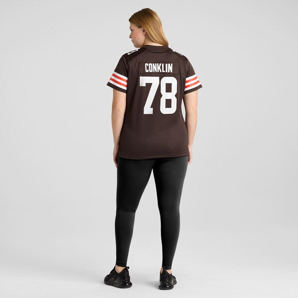 Jack Conklin Cleveland Browns Nike Women's Game Jersey - Brown - Image 7