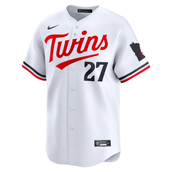 Ryan Jeffers Minnesota Twins Nike Home Limited Player Jersey - White - Image 2