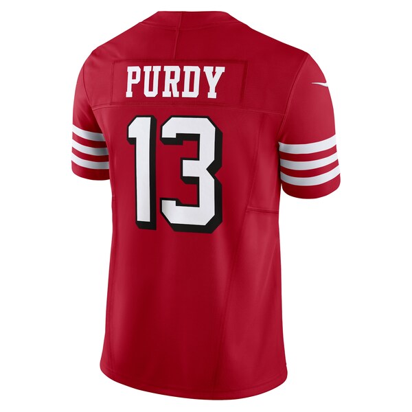 Brock Purdy San Francisco 49ers Nike Vapor F.U.S.E. Limited Jersey - Scarlet - Image 4