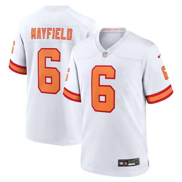 Baker Mayfield '76 Tampa Bay Buccaneers Nike Player Game Jersey - White/Red/Orange - Image 2