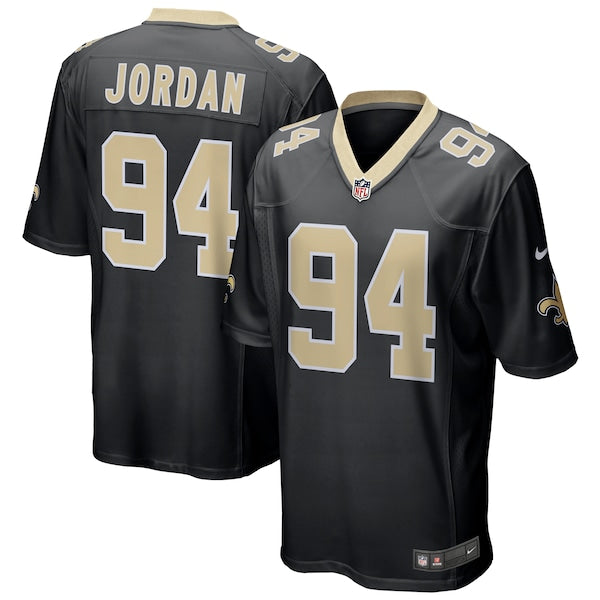 Cameron Jordan New Orleans Saints Nike Game Jersey - Black/White - Image 2