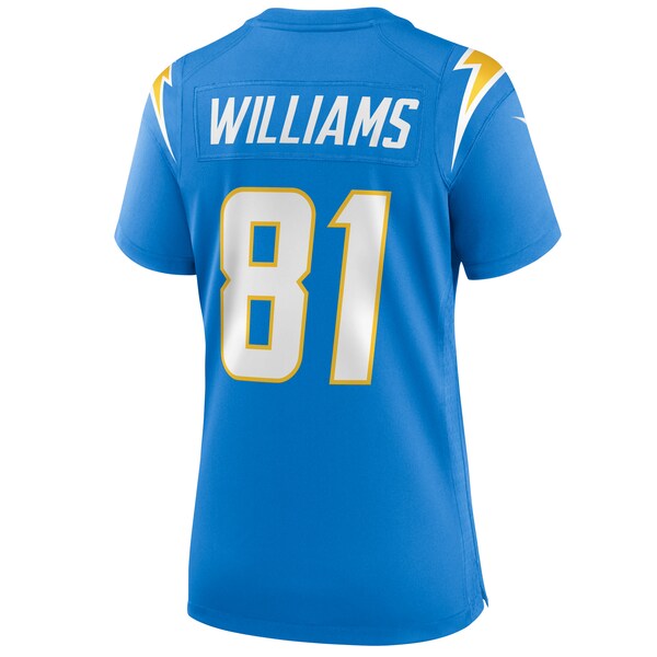 Mike Williams Los Angeles Chargers Nike Women's Game Jersey - Powder Blue/Navy/Royal - Image 5