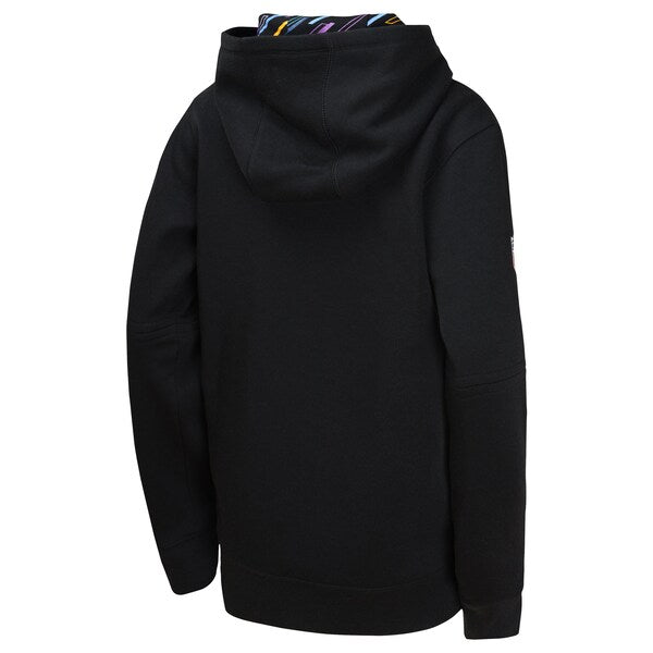 Baltimore Ravens Nike Youth 2024 NFL Crucial Catch Pullover Hoodie - Black - Image 3