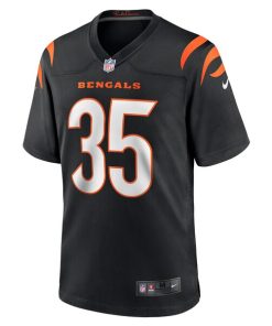 Alternative view of Jalen Davis Cincinnati Bengals Nike Game Player Jersey - Black