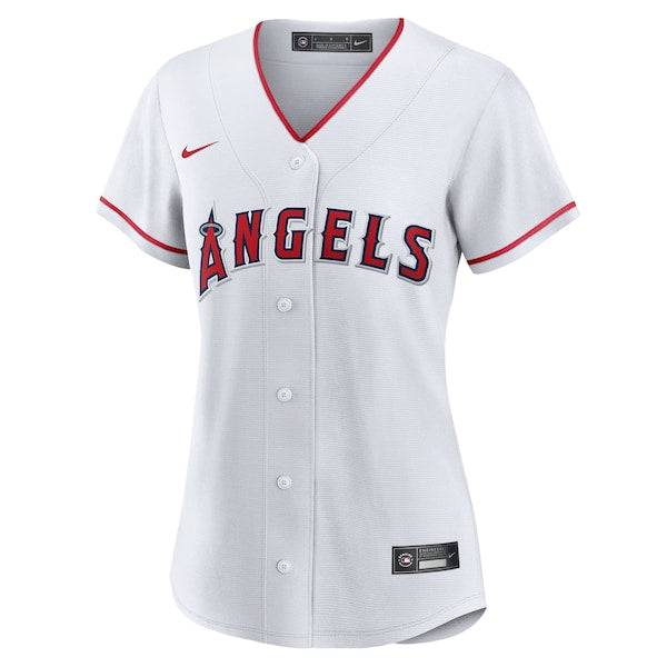 Los Angeles Angels Nike Women's Home Blank Replica Jersey - White - Image 2