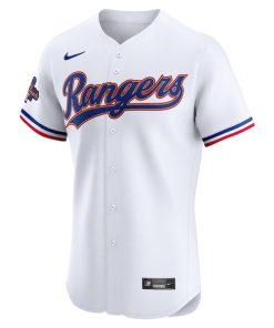 Alternative view of Adolis Garcia Texas Rangers Nike 2024 Gold Collection Elite Player Jersey?¨C White