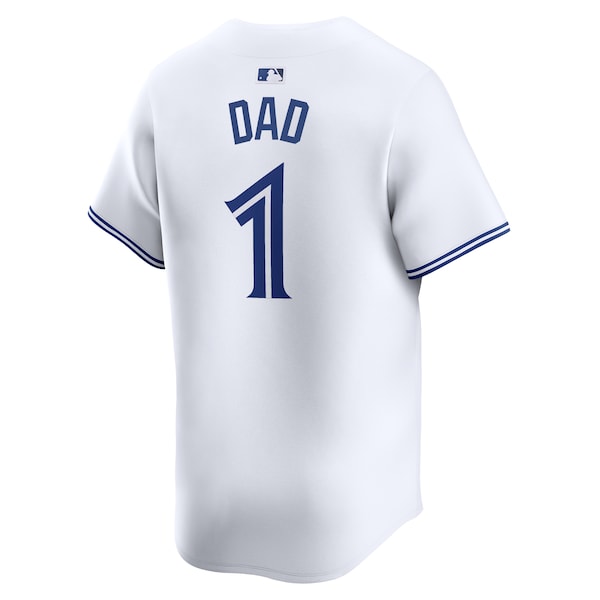 Toronto Blue Jays Nike #1 Dad Home Limited Jersey - White - Image 4