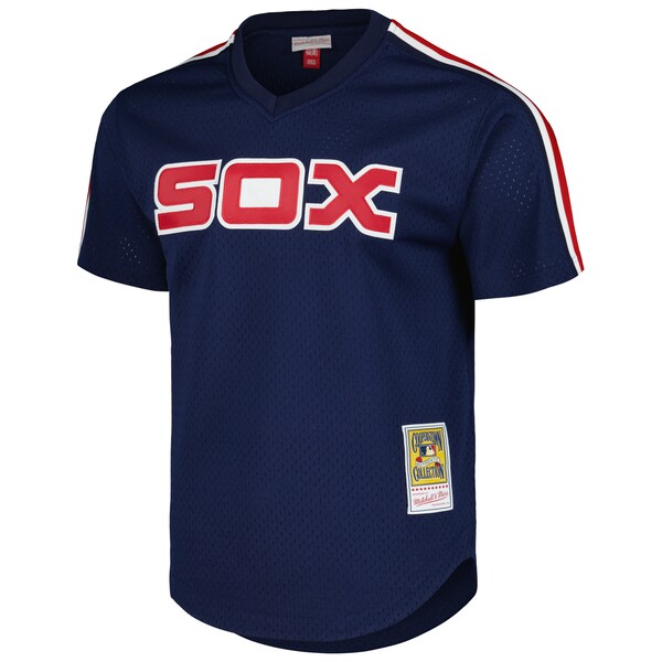 Carlton Fisk Chicago White Sox Cooperstown Collection Mesh Batting Practice Jersey - Navy - Image 2