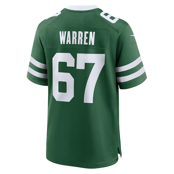 Carter Warren New York Jets Nike Team Game Jersey - Legacy Green - Image 4