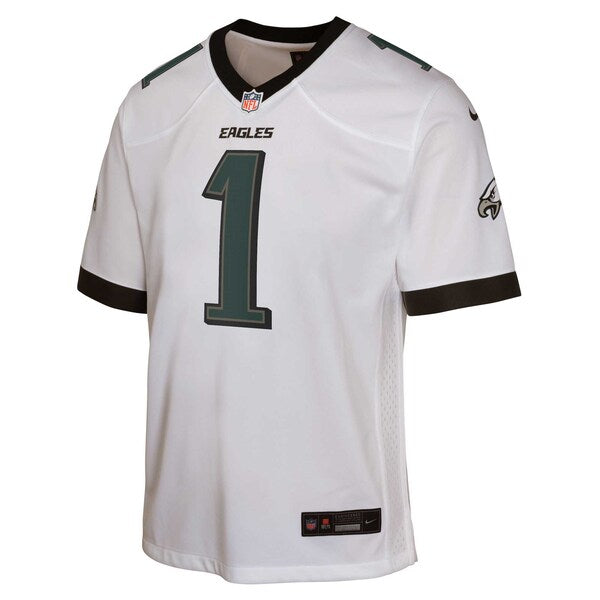 Jalen Hurts Philadelphia Eagles Nike Youth Game Jersey - White - Image 2