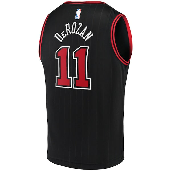 DeMar DeRozan Chicago Bulls Youth Fast Break Player Jersey - Statement Edition - Black - Image 3