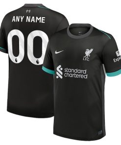 Liverpool Nike 2024/25 Away Replica Custom Jersey - Forest Green