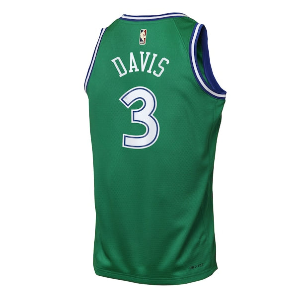 Anthony Davis Dallas Mavericks Nike Youth Swingman Jersey - Classic Edition - Green - Image 4