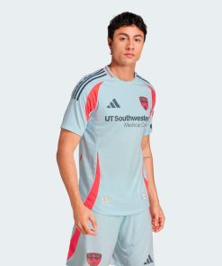 FC Dallas adidas 2025 The Inferno Kit Authentic Jersey - Light Blue