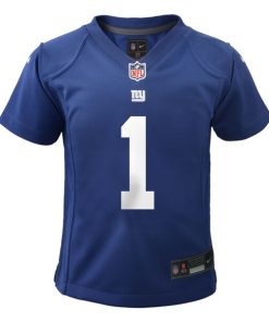 Alternative view of Malik Nabers New York Giants Nike Toddler Game Jersey - Royal