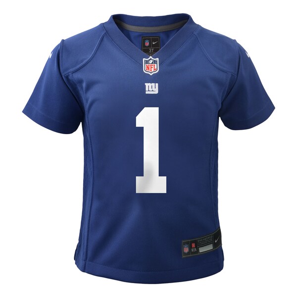 Malik Nabers New York Giants Nike Toddler Game Jersey - Royal - Image 2