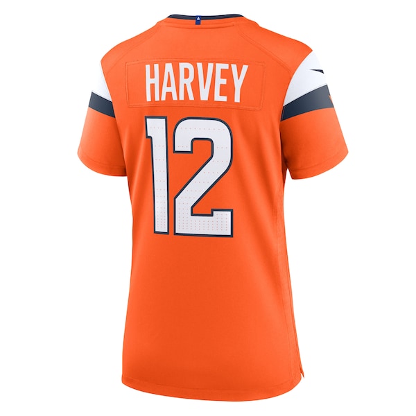 Women's Nike RJ Harvey Orange Denver Broncos Team Game Jersey - Image 9