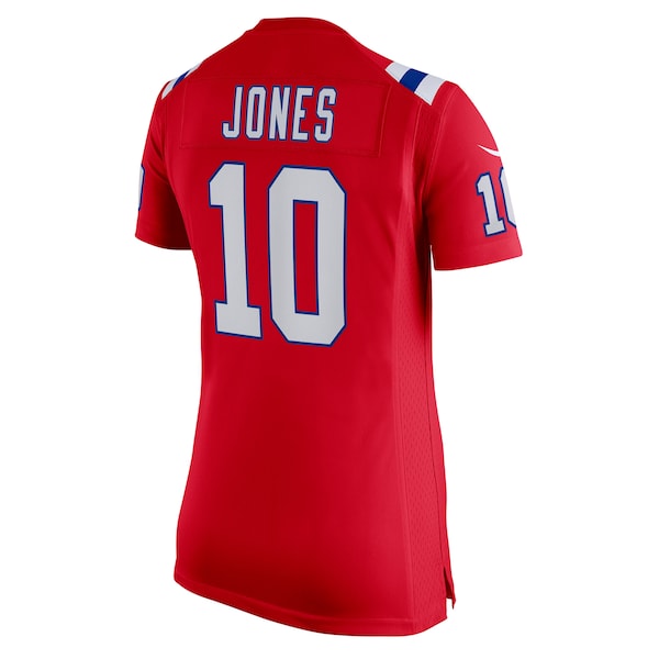 Mac Jones New England Patriots Nike Women's Game Alternate Jersey - Red - Image 2