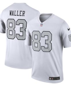 Darren Waller Las Vegas Raiders Nike Alternate Legend Jersey - White/Black