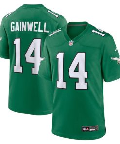 Kenneth Gainwell Philadelphia Eagles Nike Alternate Game Jersey - Kelly Green/Green
