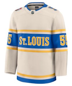 Alternative view of Colton Parayko St. Louis Blues  2025 NHL Winter Classic Premium Player Jersey - Cream