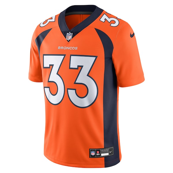 Javonte Williams Denver Broncos Nike Vapor Untouchable Limited Jersey - Orange - Image 3