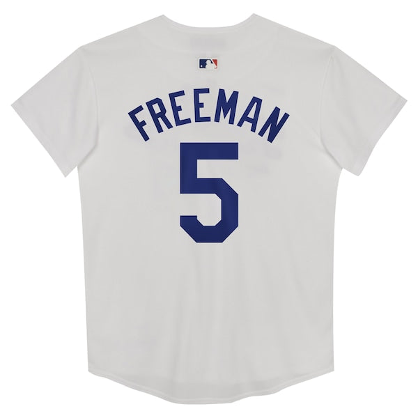 Freddie Freeman Los Angeles Dodgers Nike Preschool Home Game Jersey - White - Image 3