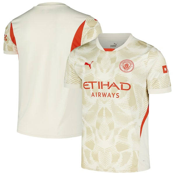 Manchester City Puma 2024/25 Replica Goalkeeper Jersey - White - Image 2
