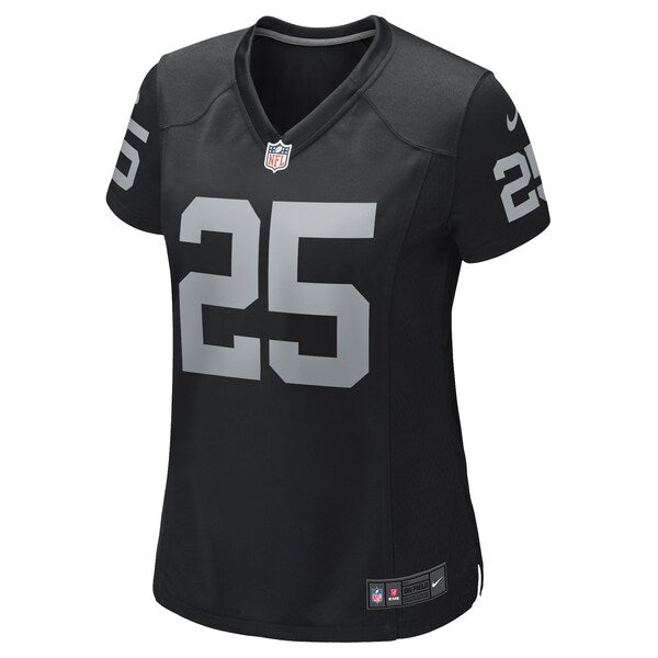Fred Biletnikoff Las Vegas Raiders Nike Women's Game Retired Player Jersey - Black - Image 2