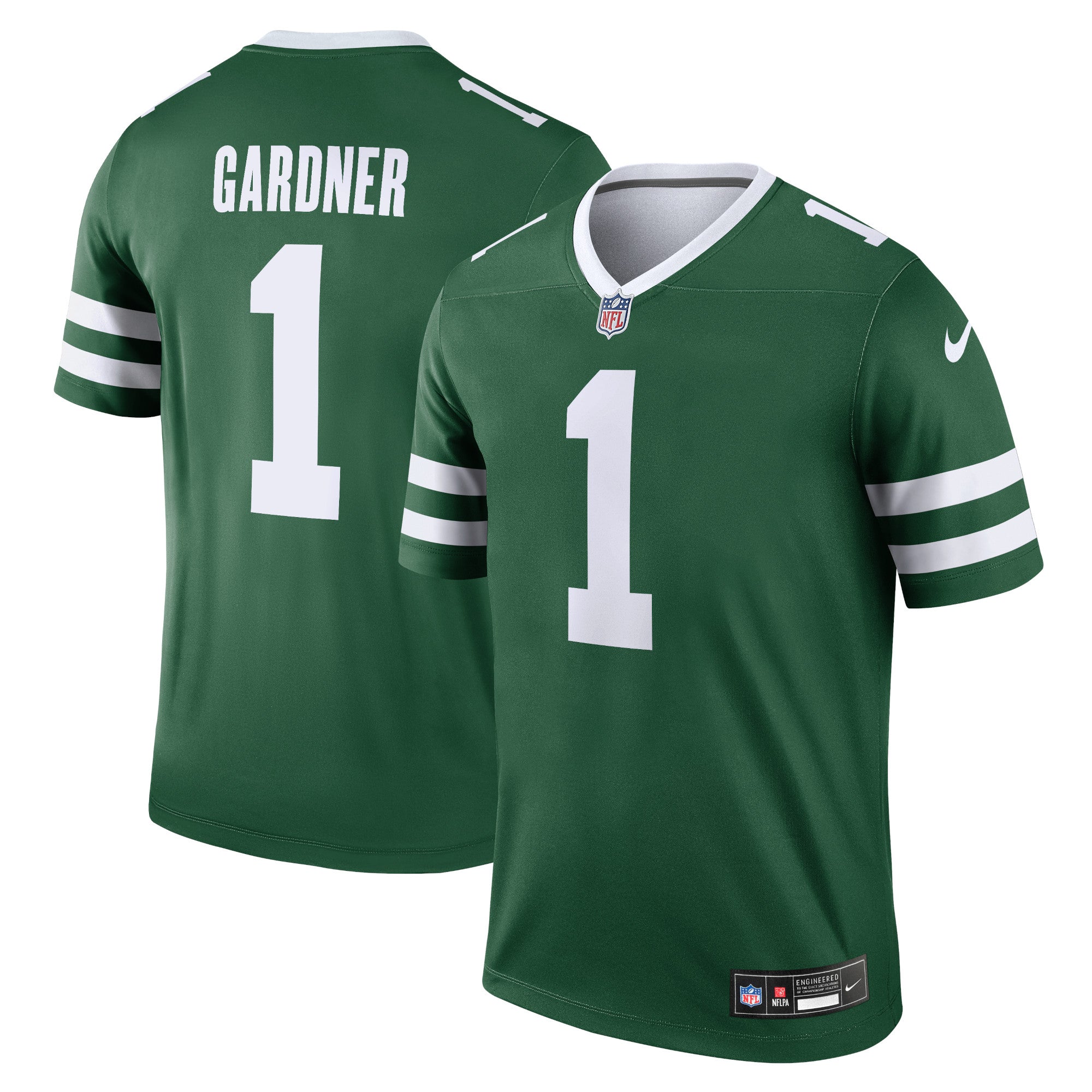 Ahmad Sauce Gardner New York Jets Nike Alternate Legend Jersey - Legacy Black/Green/White - Image 6