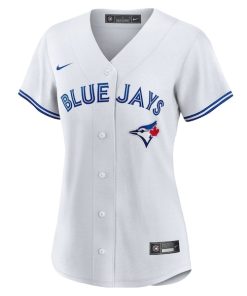 Alternative view of Toronto Blue Jays Nike Women's #1 Bride Home Replica Jersey - White