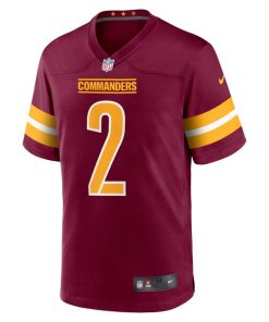 Alternative view of Dyami Brown Washington Commanders Nike Game Jersey - Burgundy