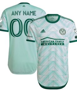 Atlanta United FC adidas 2024 The Forest Kit Authentic Custom Jersey - Mint