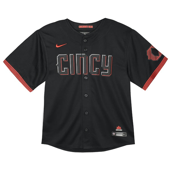 Cincinnati Reds Nike Toddler City Connect Limited Jersey - Black - Image 2
