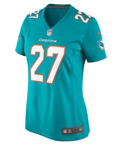 Alternative view of Ethan Bonner Miami Dolphins Nike Women's  Game Jersey -  Aqua