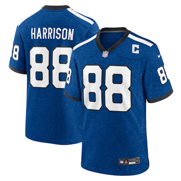 Marvin Harrison Indianapolis Colts Nike Indiana Nights Alternate Game Jersey - Royal/Royal/White - Image 2