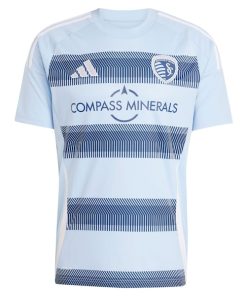 Alternative view of Sporting Kansas City adidas 2025 One KC Replica Jersey - Light Blue