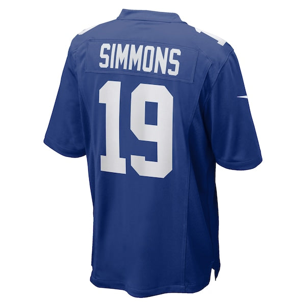 Isaiah Simmons New York Giants Nike Team Game Jersey - Royal - Image 3