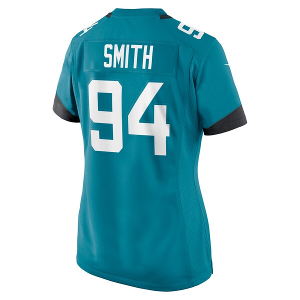 Maason Smith Jacksonville Jaguars Nike Women's Game Jersey - Teal - Image 4