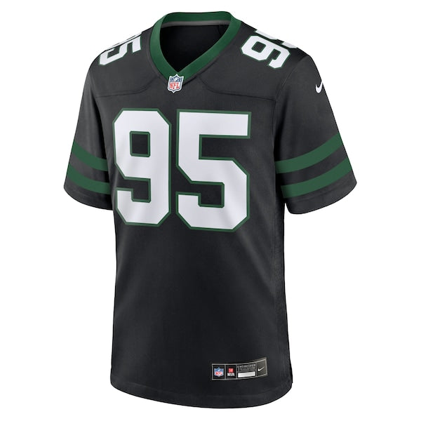 Quinnen Williams New York Jets Nike Alternate Game Jersey - Legacy Black/Green - Image 4