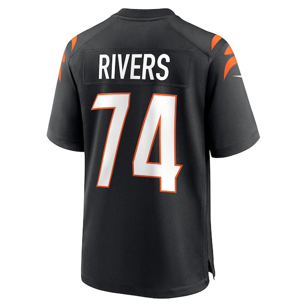 Jalen Rivers Cincinnati Bengals Nike Team Game Jersey - Black - Image 3