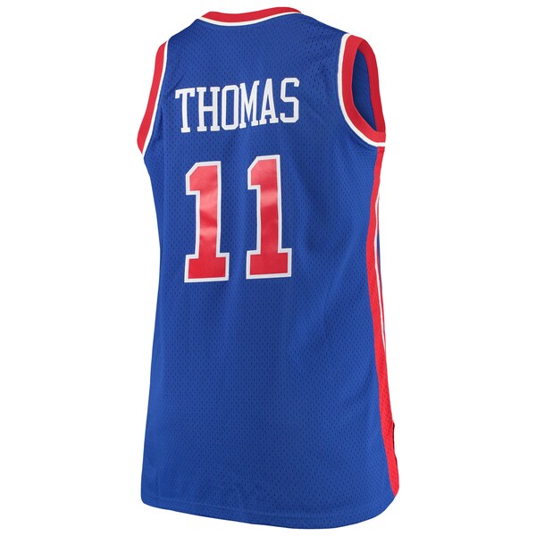 Isaiah Thomas Detroit Pistons 1988/89 Big & Tall Hardwood Classics Swingman Jersey - Royal - Image 3