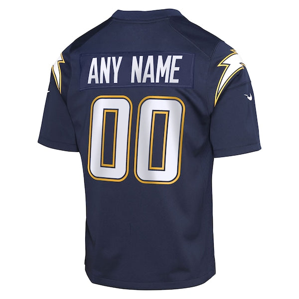 Los Angeles Chargers Nike Youth Alternate Super Chargers Game Custom Jersey - Navy/Gold - Image 4