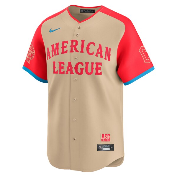Jose Ramirez American League Nike 2024 MLB All-Star Game Limited Player Jersey - Cream - Image 2