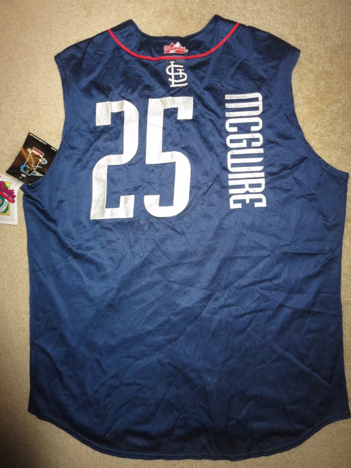 Mark McGwire St. Louis Cardinals 1999 All-Star Classic Limited Jersey - Blue - Image 2
