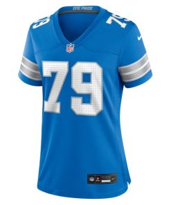 Alternative view of John Cominsky Detroit Lions Nike Women's Team Game Jersey -  Blue